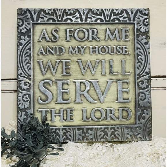 Inspirational Gray and Cream Wall Plaque - Picture 1 of 3